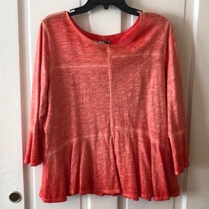 Peplum Top with Bell sleeves